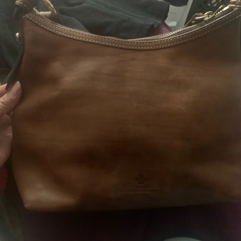 Dooney & Bourke Florentine Small Lucy - Chestnut - Picture 7 of 12